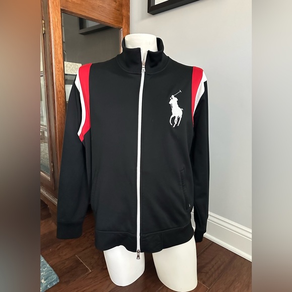 Polo Ralph Lauren Other - Polo Ralph Lauren zip up track jacket with big polo pony